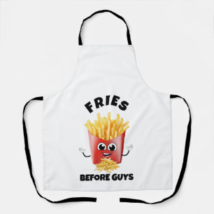 Niedlicher französischer Fries Cartoon Hoodie & T- Schürze