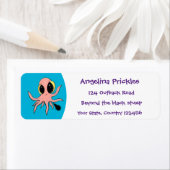 Niedlicher, freche Kraken-Cartoon (Insitu)