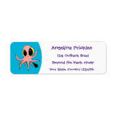 Niedlicher, freche Kraken-Cartoon (Vorne)