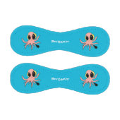 Niedlicher, freche Kraken-Cartoon Baseball (Paneele)