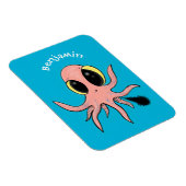 Niedlicher, freche Kraken-Cartoon Magnet (Rechte Seite)