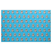 Niedlicher, freche Kraken-Cartoon Stoff (Fat Quarter (45,7 x 55,9 cm))