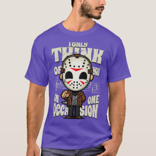 Niedlicher Freitag Slasher Funny Meme T-Shirt
