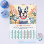 Niedlicher French Bulldog Puppy Flyer (Einzeln)