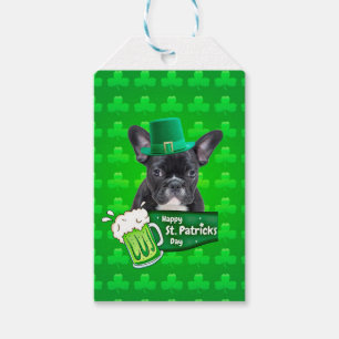 Niedlicher French Bulldog Welppy Hat St. Patrick D Geschenkanhänger