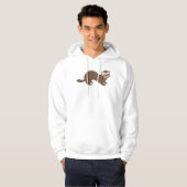 Niedlicher Frettgrafik Hoodie (Vorne ganz)