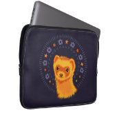 Niedlicher Frettkopf schmückend Tier Laptopschutzhülle (Vorne Rechts)