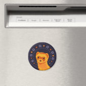 Niedlicher Frettkopf schmückend Tier Magnet (In Situ (Geschirrspüler))