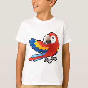 niedlicher freundlicher Macaw-Papagei T-Shirt