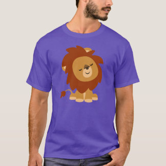 Niedlicher Friedlicher Cartoon LöwenT - Shirt