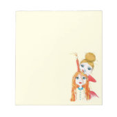 Niedlicher Friseur Notizblock (Vorderseite)