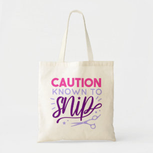 Niedlicher Friseursalon - Kosmetologe Friseurin Tragetasche