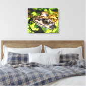 NIEDLICHER FROG LEINWANDDRUCK (Insitu (Schlafzimmer))