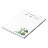 Niedlicher Frog & Teich, Lehrerbewertung, kundensp Notizblock (Rotiert)