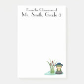 Niedlicher Frog & Teich, Lehrerbewertung, kundensp Post-it Klebezettel (Vorderseite)