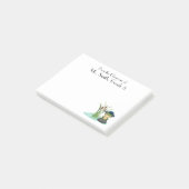 Niedlicher Frog & Teich, Lehrerbewertung, kundensp Post-it Klebezettel (angewinkelt)