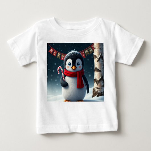 "Niedlicher Frohe Weihnachts-Baby-T - Shirt - Ador (Vorderseite)