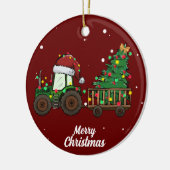 Niedlicher Frohe Weihnachtsbaum Keramik Ornament (Links)