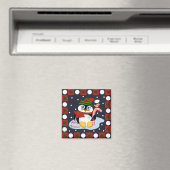 Niedlicher Frohe Weihnachtsmagnete mit Pinguin und Magnet (In Situ (Geschirrspüler))
