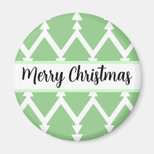 Niedlicher froher Weihnachtsbaum Design Light Gree Magnet