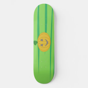 Niedlicher Fröhlicher Ernte-Kürbis Orange Skateboard