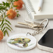 Niedlicher fröhlicher Tortoise Akryllischer Schlüs Schlüsselanhänger (Vorderseite rechts)