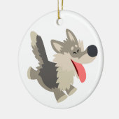 Niedlicher Frolicous Cartoon Wolf Ornament (Links)