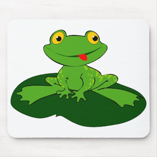 Niedlicher Frosch 2 Mousepad (Vorne)