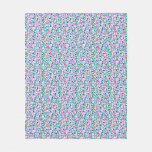 Niedlicher Frosch Art Pink Fleece Blanket für Girl (Vorderseite)