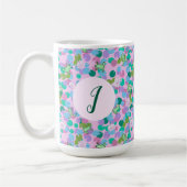 Niedlicher Frosch Art rosa Wasserlilien Custom Mon Kaffeetasse (Links)