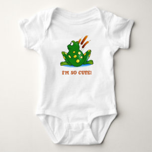 Niedlicher Frosch Baby Strampler