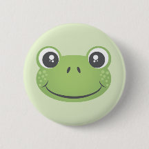 Niedlicher Frosch | Button
