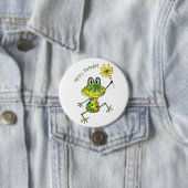 Niedlicher Frosch Button (Beispiel)