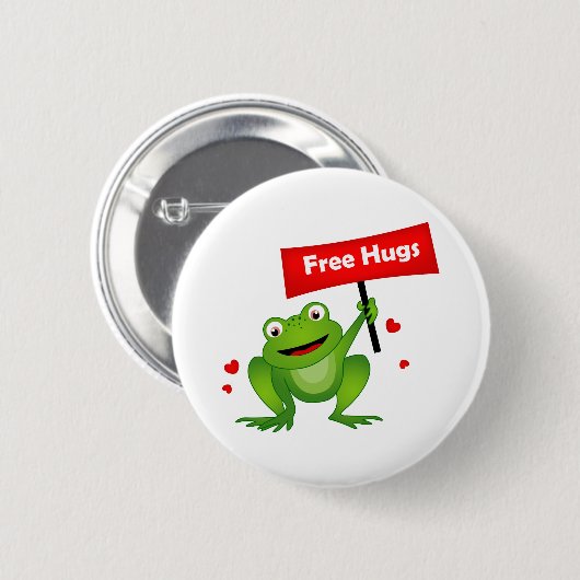 niedlicher Frosch Button (Vorne & Hinten)