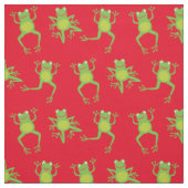 Niedlicher Frosch Cartoon Kinder Stoff (Muster)