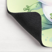 Niedlicher Frosch-Cartoon Mousepad (Ecke)
