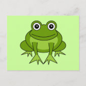 Niedlicher Frosch-Cartoon - Prinz im Training Postkarte (Vorderseite)