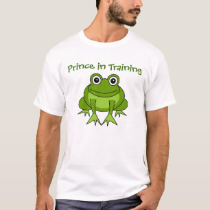 Niedlicher Frosch-Cartoon - Prinz im Training T-Shirt