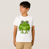 Niedlicher Frosch-Cartoon scherzt T - Shirt (Vorne ganz)