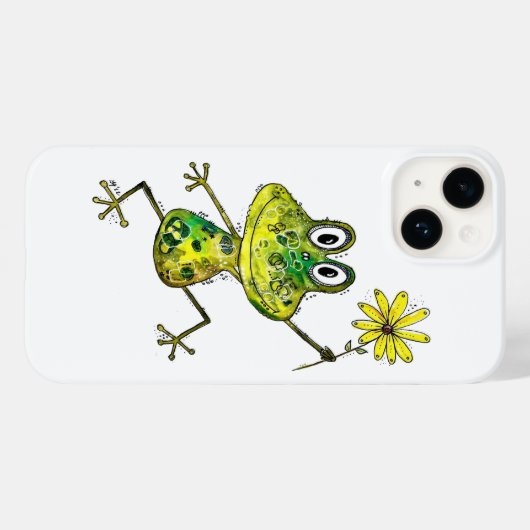 Niedlicher Frosch Case-Mate iPhone Hülle (Rückseite (Horizontal))