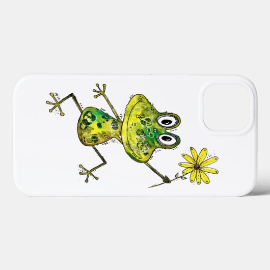 Niedlicher Frosch Case-Mate iPhone Hülle (Rückseite (Horizontal))