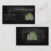 Niedlicher Frosch; Cool Visitenkarte (Vorne/Hinten)
