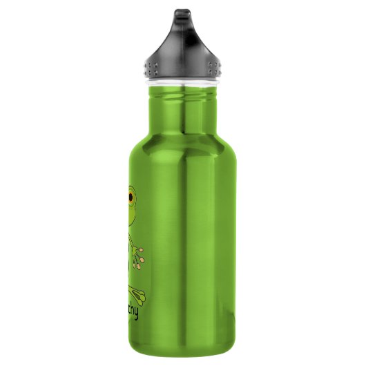 Niedlicher Frosch Edelstahlflasche (Rechts)