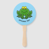 Niedlicher Frosch Fächer (Rückseite)