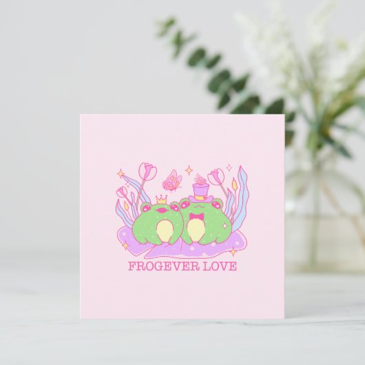 Niedlicher Frosch - Frogever-Liebe (Stehend Vorderseite)