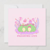 Niedlicher Frosch - Frogever-Liebe (Vorderseite)