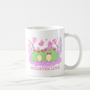 Niedlicher Frosch - Frogever-Liebe Kaffeetasse