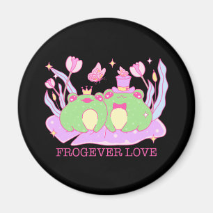 Niedlicher Frosch - Frogever-Liebe Magnet