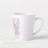 Niedlicher Frosch - Frogever-Liebe Milchtasse (Rechts)