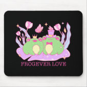 Niedlicher Frosch - Frogever-Liebe Mousepad (Vorne)